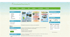 Desktop Screenshot of brochurestourisme.fr