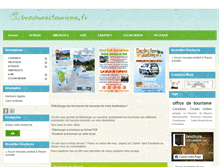 Tablet Screenshot of brochurestourisme.fr